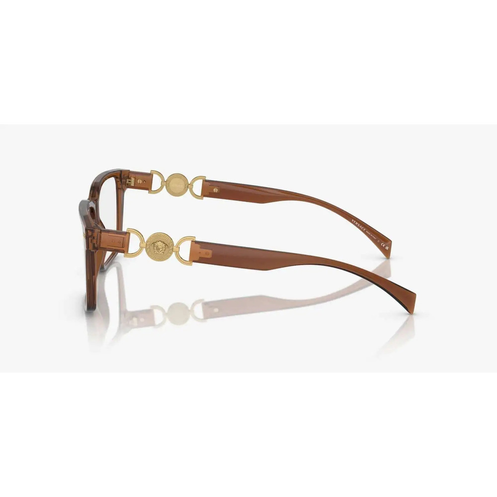 NWT Versace VE3335 Brown 54mm Eyeglasses - Picture 2 of 4